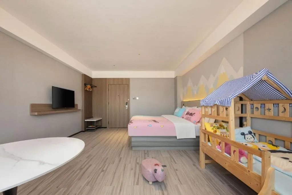 Bed in Borrman Hotel Fangchenggang Qisha