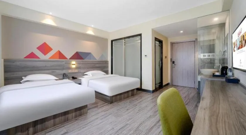 Bed in Borrman Hotel Fangchenggang Qisha