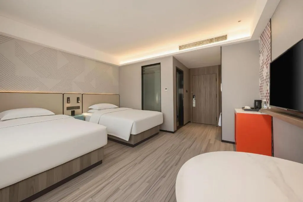 Bed in Borrman Hotel Fangchenggang Qisha