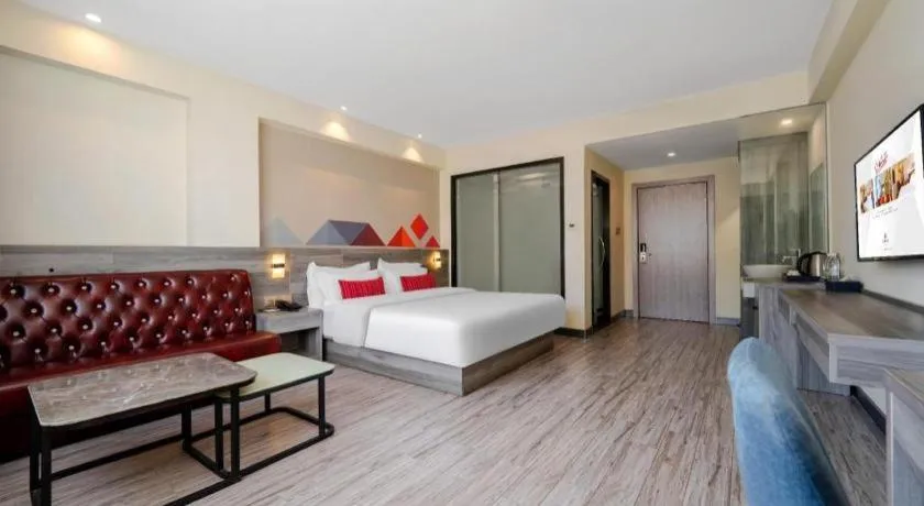 Bed in Borrman Hotel Fangchenggang Qisha