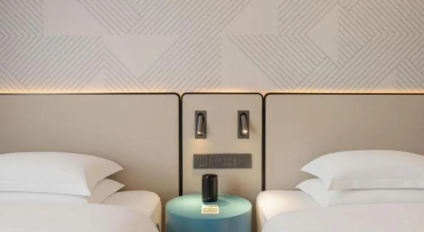 Bed in Borrman Hotel Fangchenggang Qisha