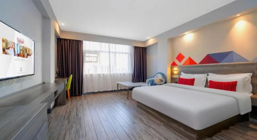 Bed in Borrman Hotel Fangchenggang Qisha