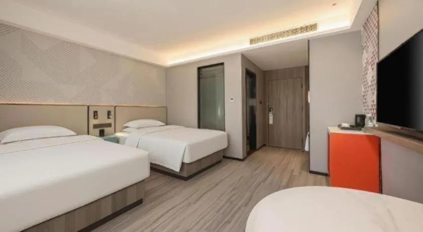 Bed in Borrman Hotel Fangchenggang Qisha