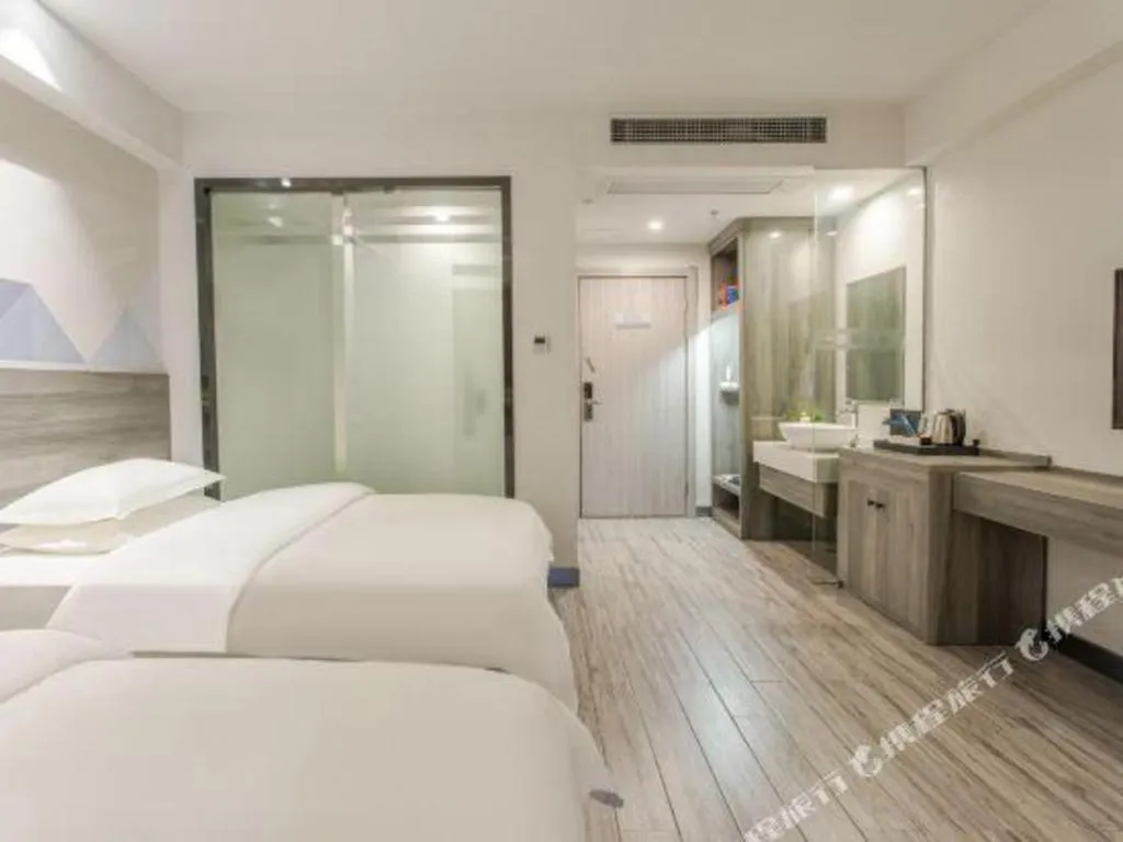 Bed in Borrman Hotel Fangchenggang Qisha