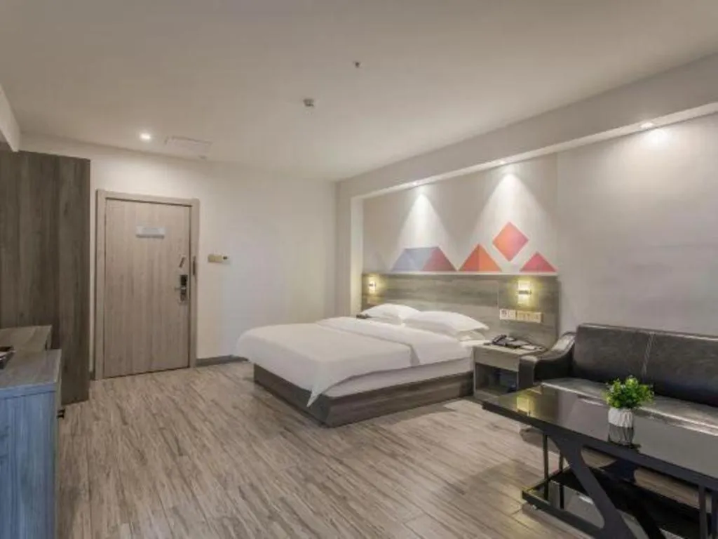 Bed in Borrman Hotel Fangchenggang Qisha