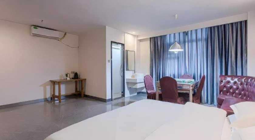 Bed in Borrman Hotel Fangchenggang Qisha