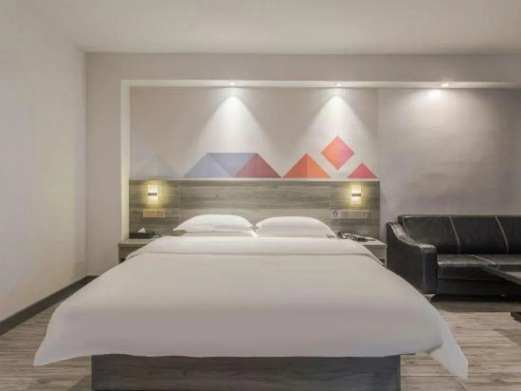 Bed in Borrman Hotel Fangchenggang Qisha