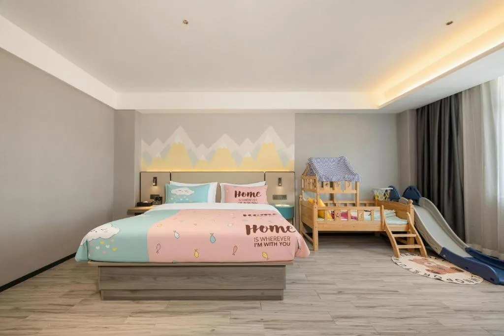 Bed in Borrman Hotel Fangchenggang Qisha