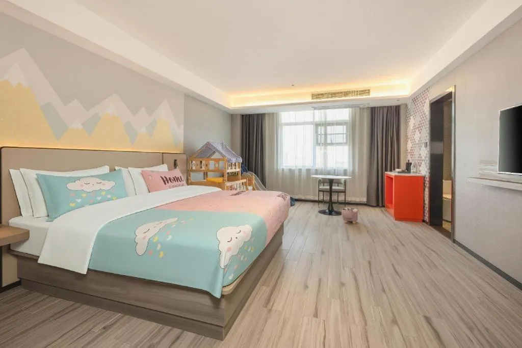 Bed in Borrman Hotel Fangchenggang Qisha