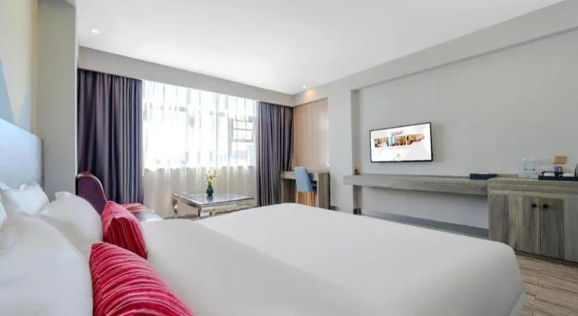 Bed in Borrman Hotel Fangchenggang Qisha