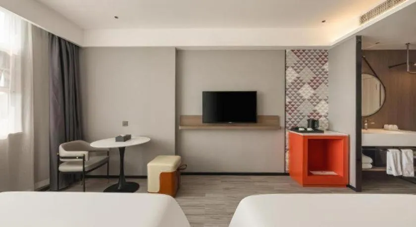 Bed in Borrman Hotel Fangchenggang Qisha