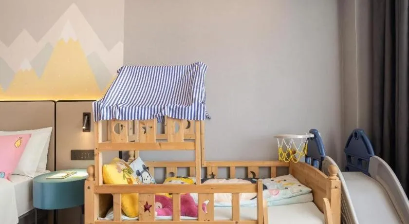 Bed in Borrman Hotel Fangchenggang Qisha