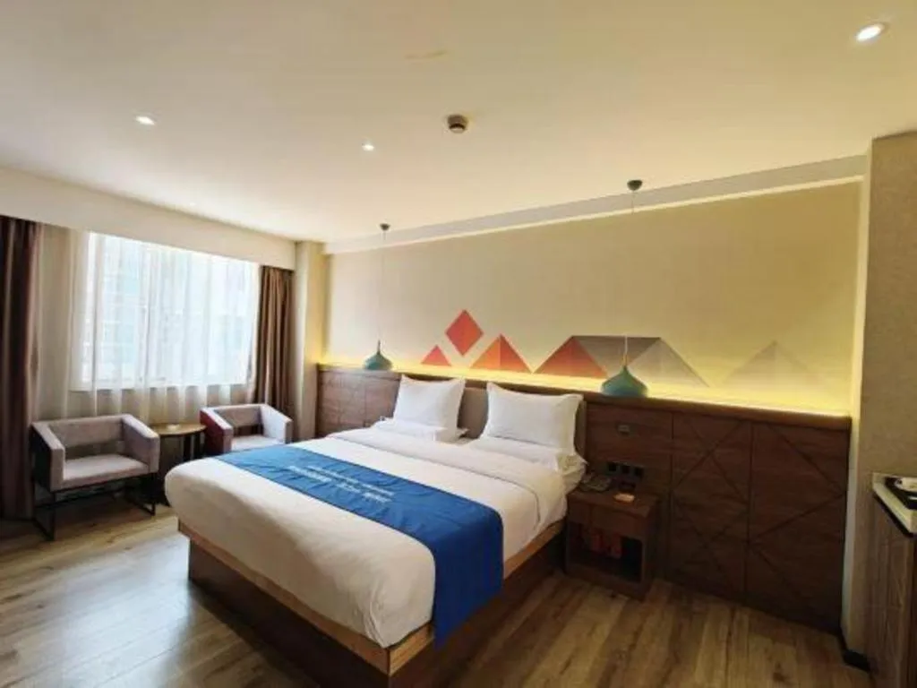 Bed in Borrman Hotel Yuxi Yuxing Road