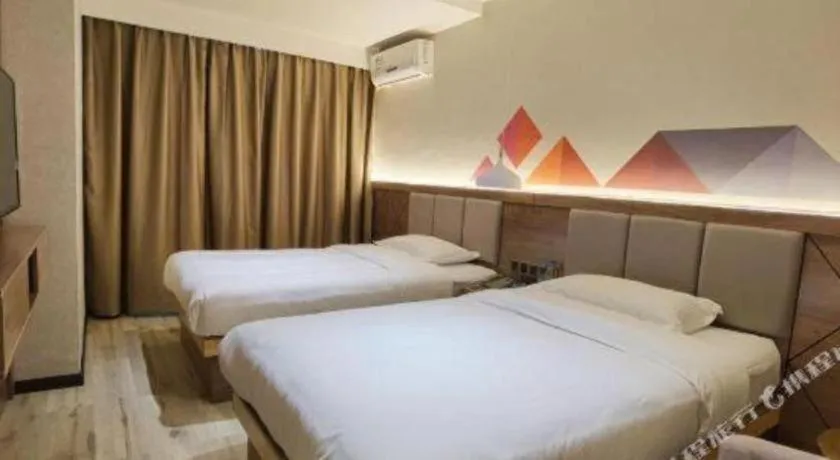 Bed in Borrman Hotel Yuxi Yuxing Road