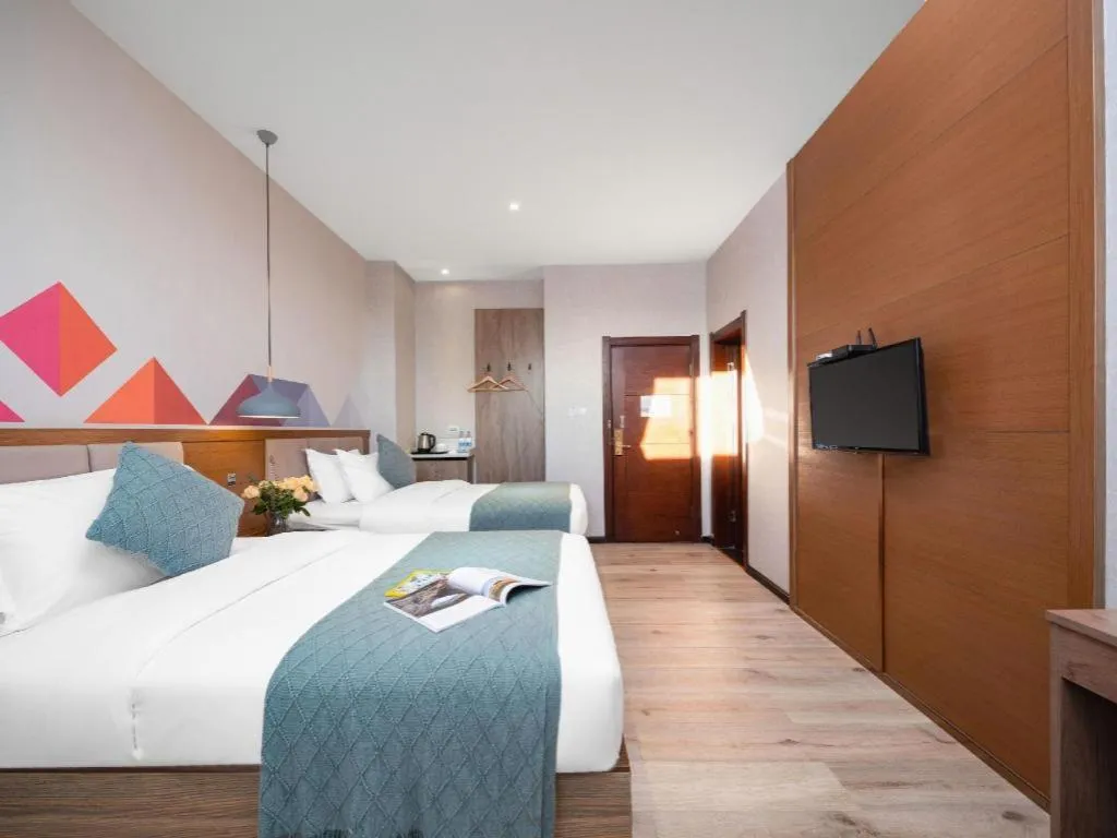 Bed in Borrman Hotel Yuxi Yuxing Road