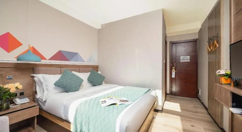 Bed in Borrman Hotel Yuxi Yuxing Road