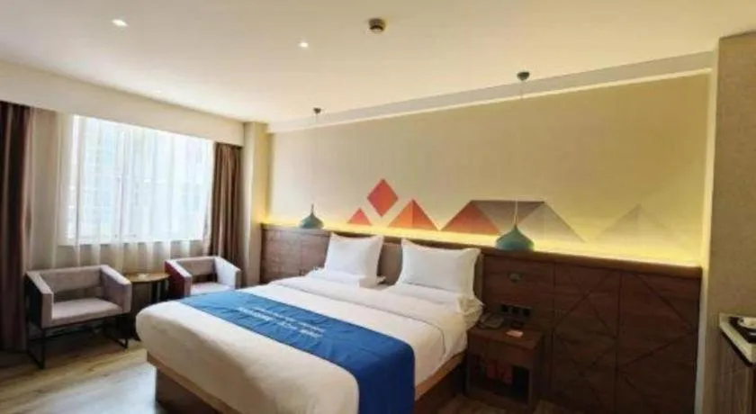 Bed in Borrman Hotel Yuxi Yuxing Road