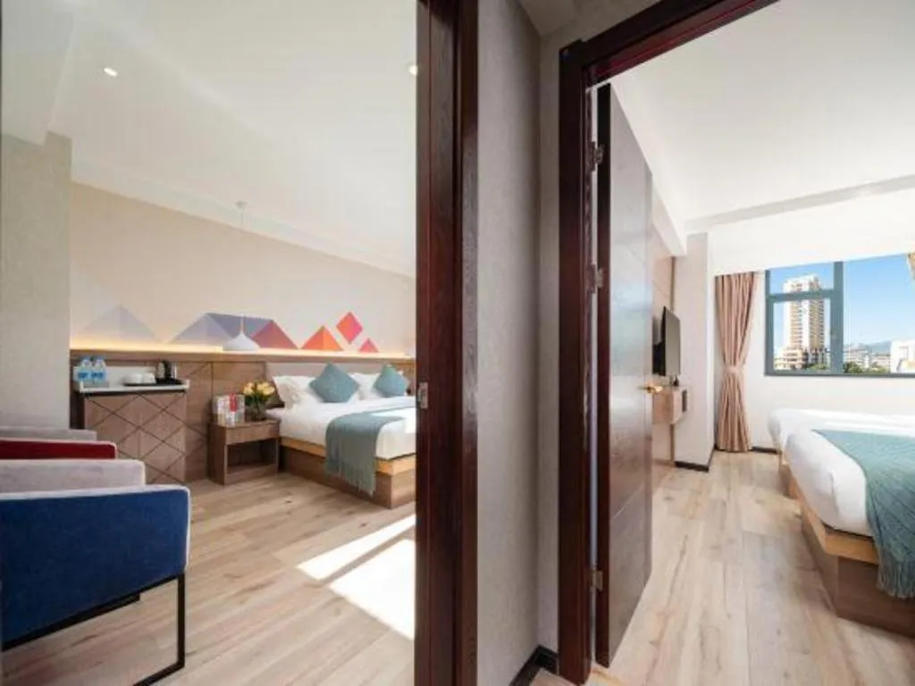 Bed in Borrman Hotel Yuxi Yuxing Road