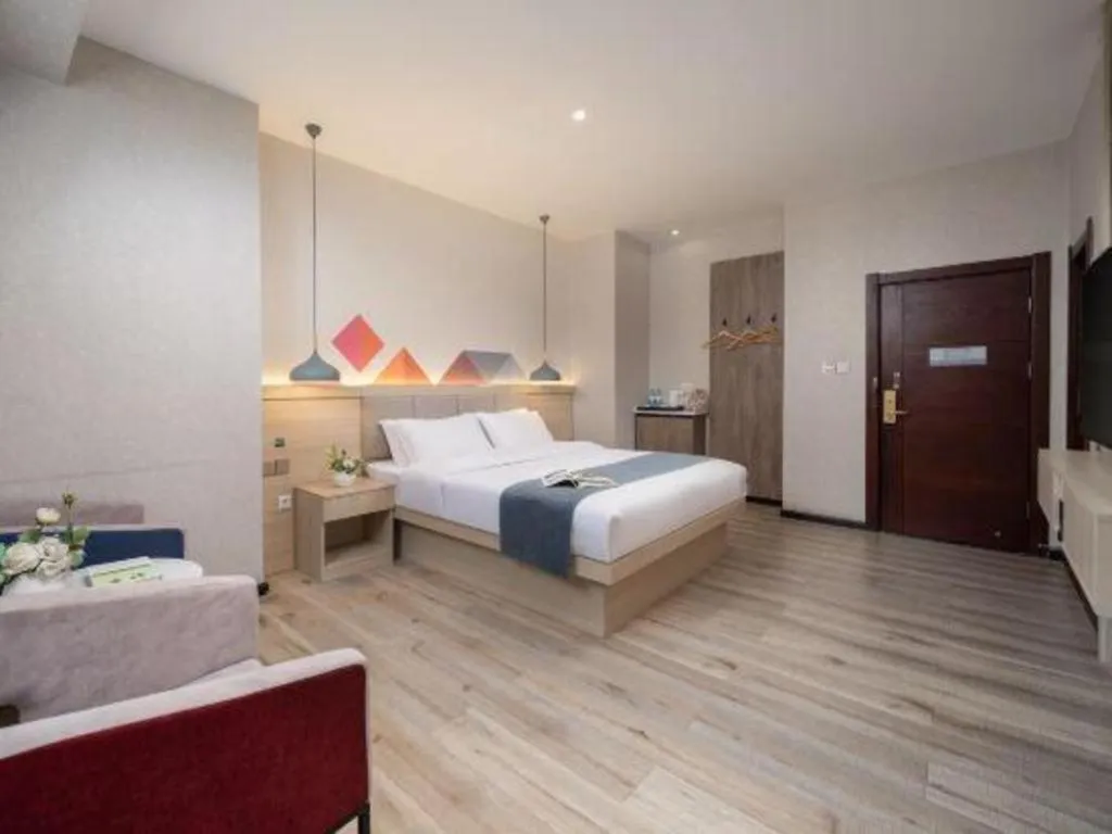 Bed in Borrman Hotel Yuxi Yuxing Road