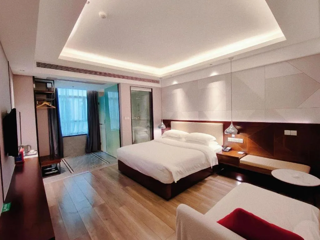 Bed in Borrman Hotel Yunfu Xinxing County Bus Station