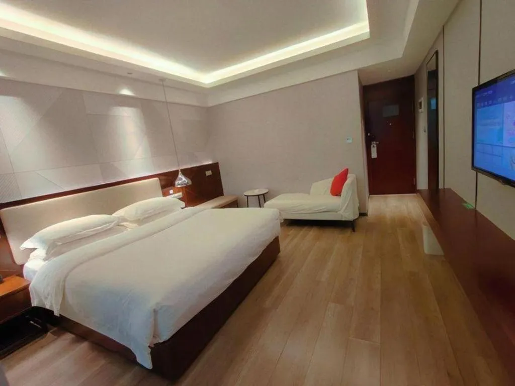 Bed in Borrman Hotel Yunfu Xinxing County Bus Station