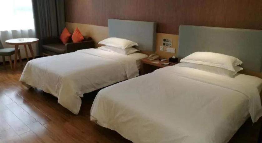 Bed in JTOUR Inn Yulin Bobai County Government Cultural Pedestrian Street