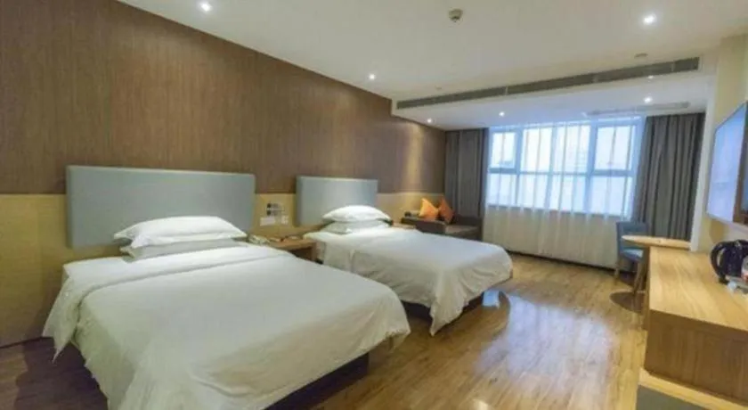 Bed in JTOUR Inn Yulin Bobai County Government Cultural Pedestrian Street