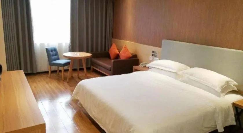 Bed in JTOUR Inn Yulin Bobai County Government Cultural Pedestrian Street