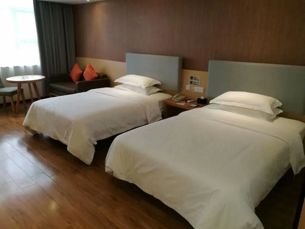 Bed in JTOUR Inn Yulin Bobai County Government Cultural Pedestrian Street