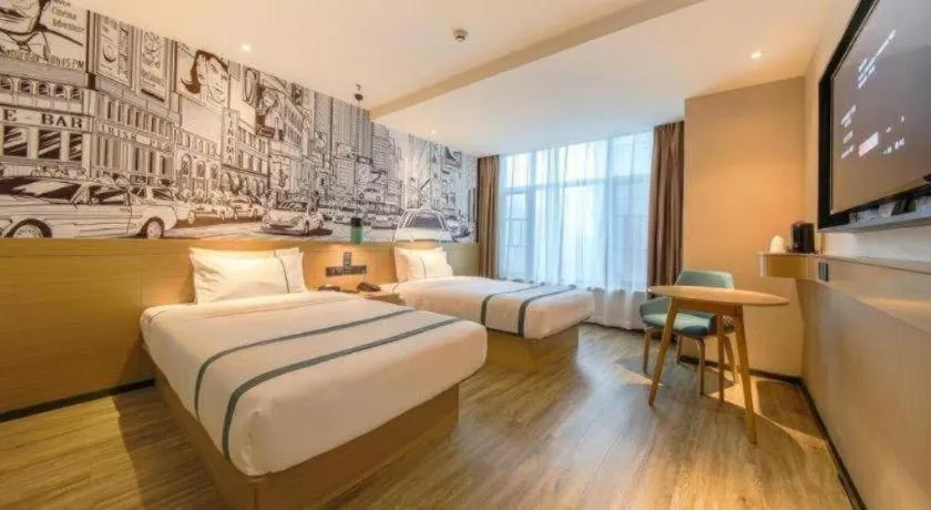 Bed in City Comfort Inn Wuhan Hankou City Plaza Yuhuayuan