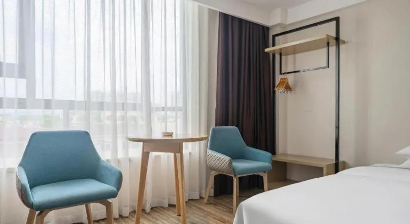 Bed in City Comfort Inn Foshan Shunde Daliang Qinghui Garden Food City