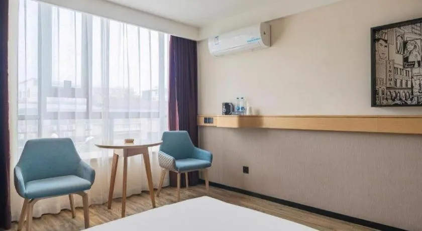 Bed in City Comfort Inn Foshan Shunde Daliang Qinghui Garden Food City