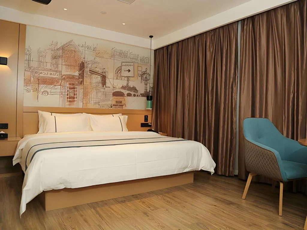 Bed in City Comfort Inn Maoming Binhai New Area Diancheng