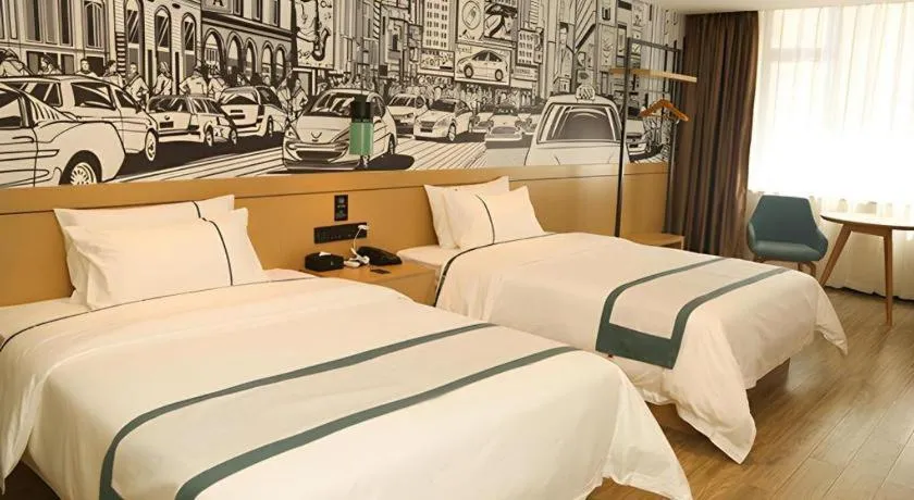 Bed in City Comfort Inn Maoming Binhai New Area Diancheng