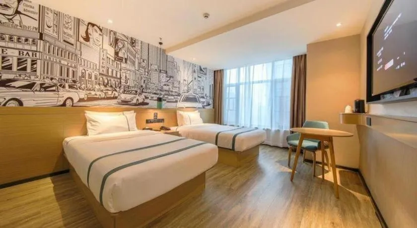 Bed in City Comfort Inn Zhongxiang Mochou Avenue