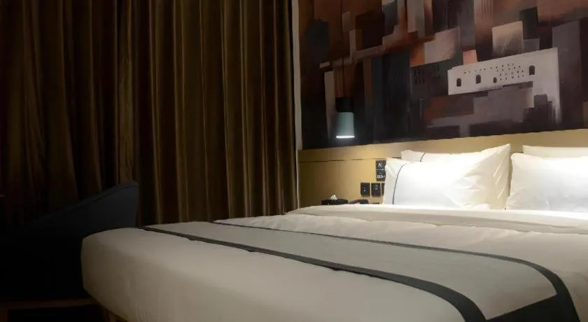 Bed in City Comfort Inn Dalian Changxin Dao Santang Commercial Street