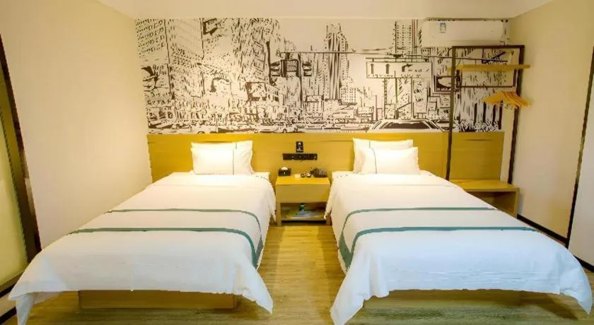 Bed in City Comfort Inn Chenzhou Rucheng