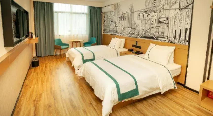 Bed in City Comfort Inn Chenzhou Rucheng