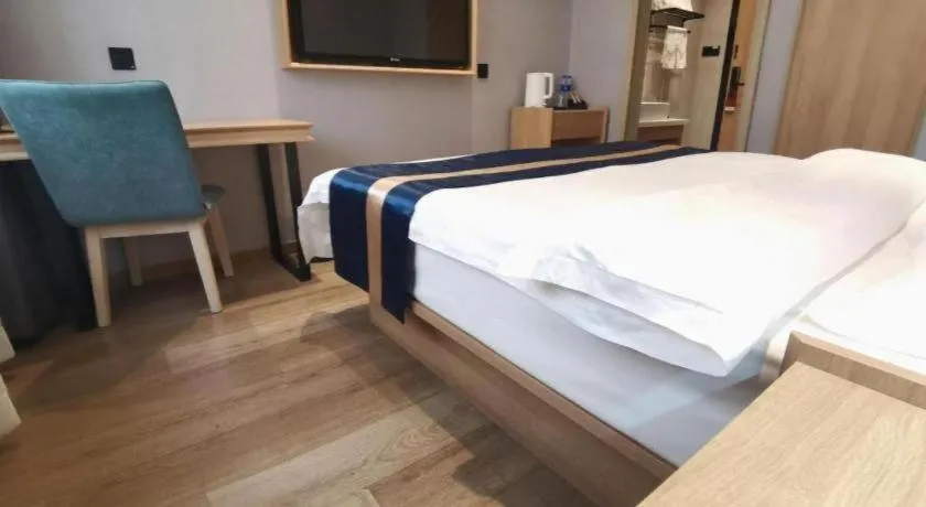 Bed in Green Tree Inn Express Huainan Xiejiaji District Orient Guangji Hospital