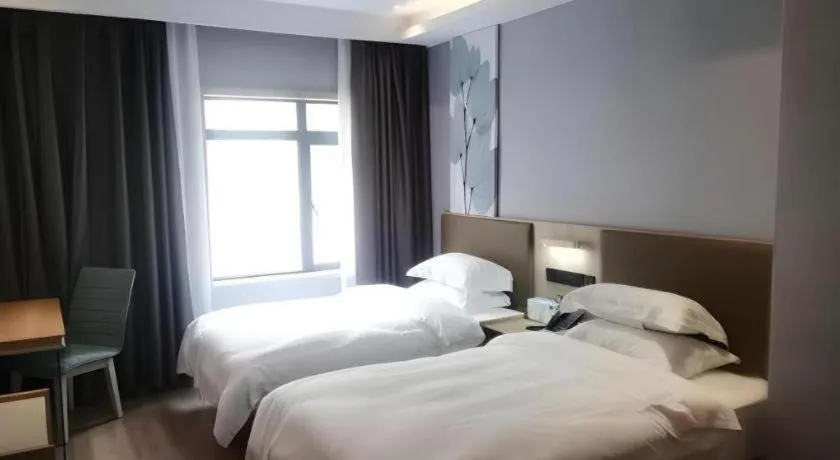 Bed in Green Tree Inn Express Huainan Xiejiaji District Orient Guangji Hospital