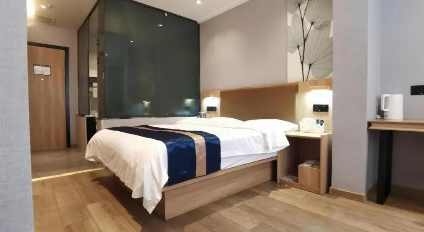 Bed in Green Tree Inn Express Huainan Xiejiaji District Orient Guangji Hospital