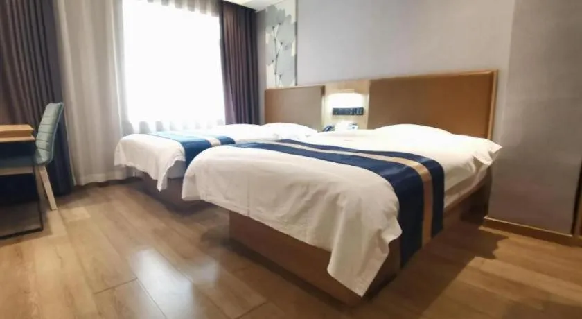 Bed in Green Tree Inn Express Huainan Xiejiaji District Orient Guangji Hospital