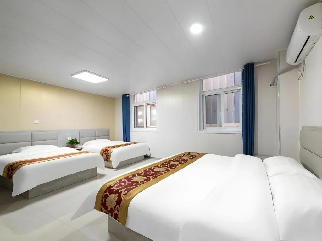 Bed in GreenTree Apartment Jinan Jiyan Road Shandong Cancer Hospital