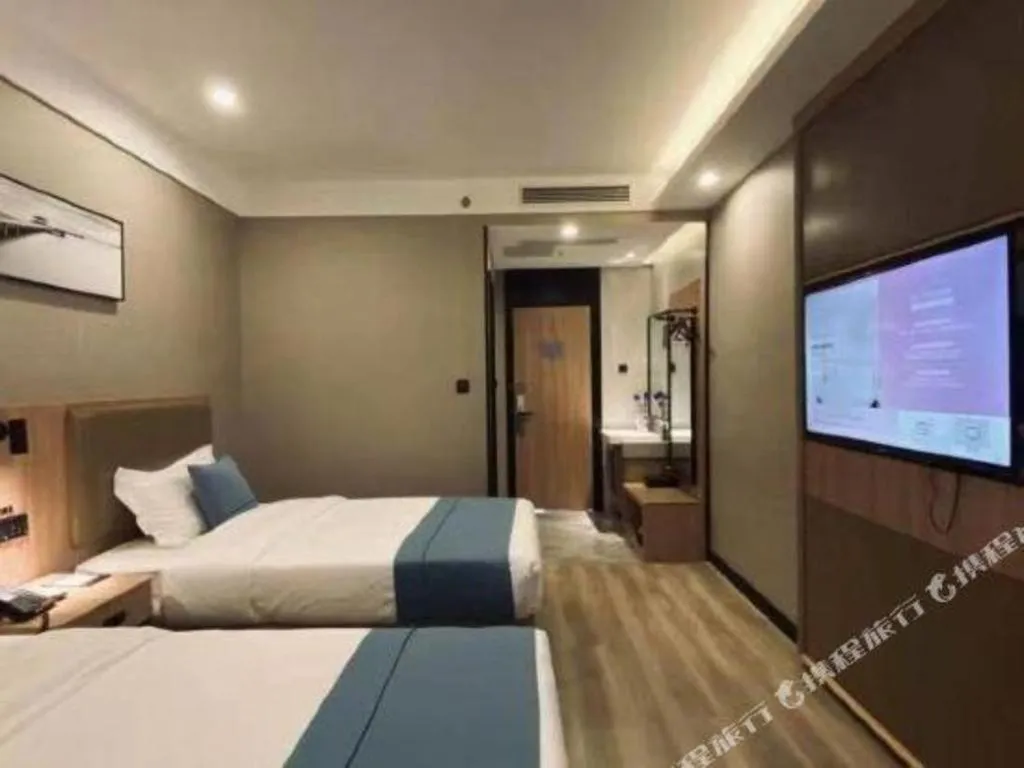Bed in Shell Hotel Shandong Jinan Daming Lake