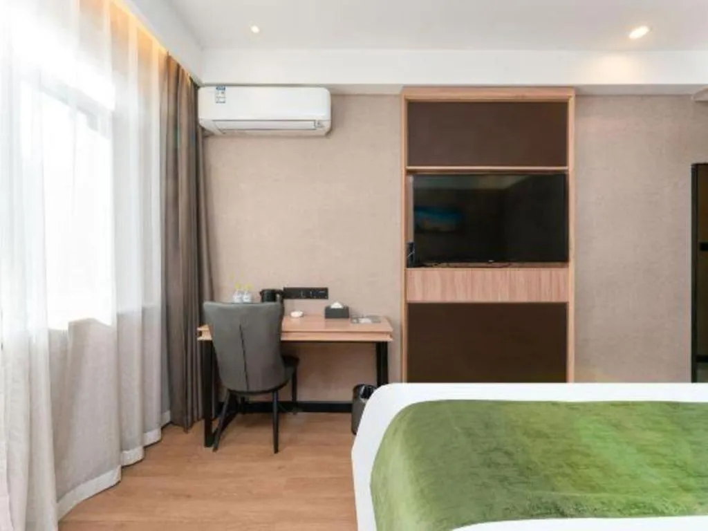 Bed in Shell Hotel Shandong Jinan Daming Lake