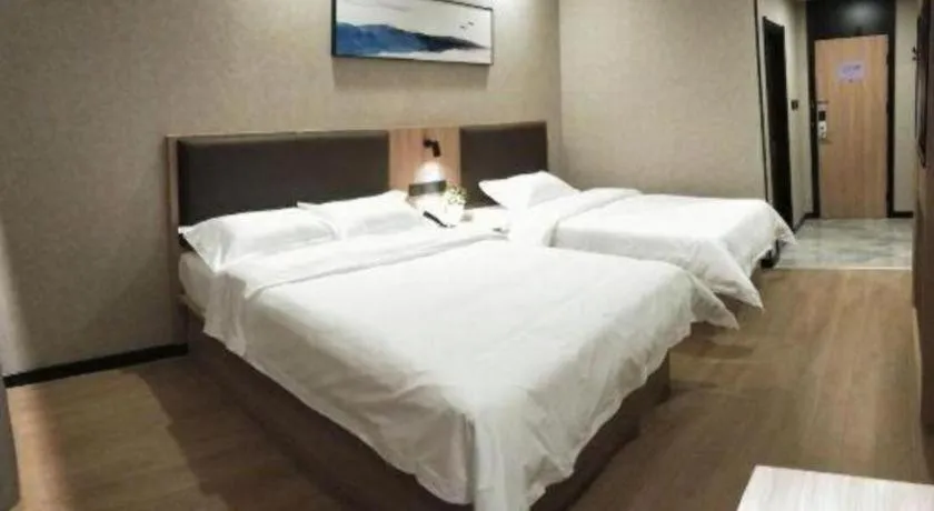 Bed in Shell Hotel Shandong Jinan Daming Lake