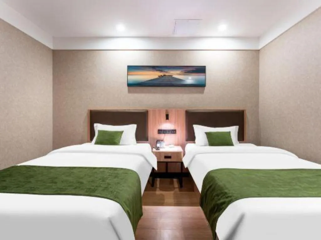 Bed in Shell Hotel Shandong Jinan Daming Lake