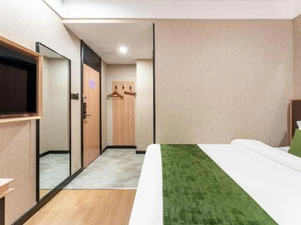 Bed in Shell Hotel Shandong Jinan Daming Lake