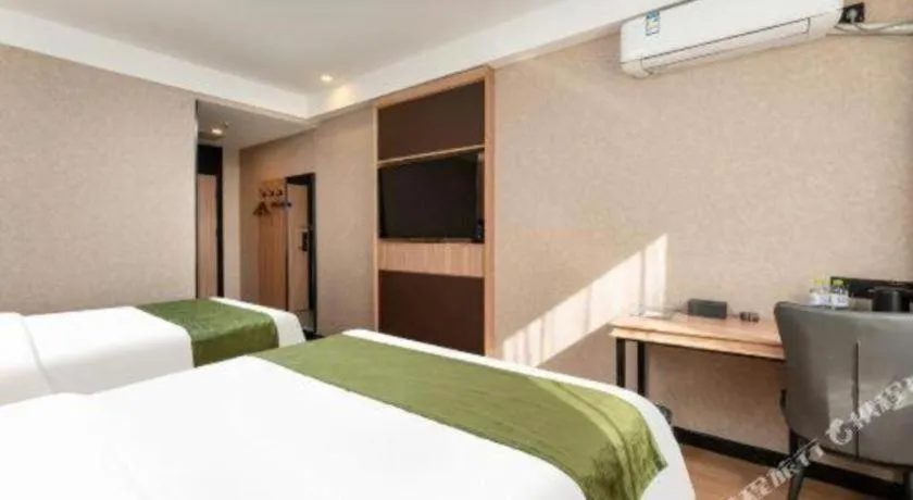 Bed in Shell Hotel Shandong Jinan Daming Lake