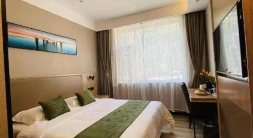 Bed in Shell Hotel Shandong Jinan Daming Lake